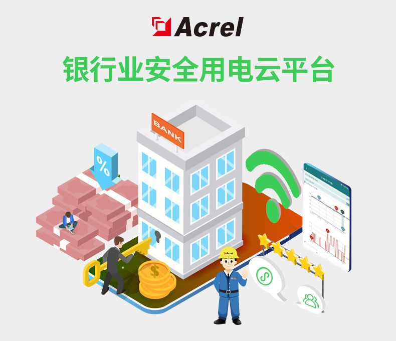 銀行網點安全用電管理平臺組成結構